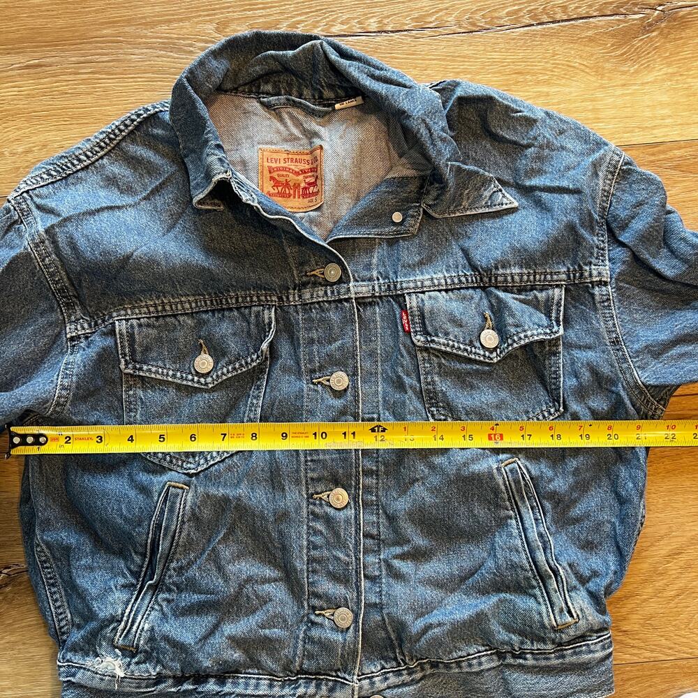 LEVI'S Women's Trucker Jean Jacket Size S - Picture 6 of 8
